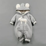 Autumn Winter Kids Warm Soft Romper