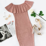 Backless Elegant Evening Club Dress