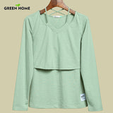 Long Sleeves Nursing Breastfeeding Tops