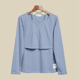 Long Sleeves Nursing Breastfeeding Tops
