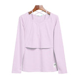 Long Sleeves Nursing Breastfeeding Tops