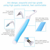 Teeth Whitening Sonic Vibration LED Light Dental Pick Stain Eraser Tool
