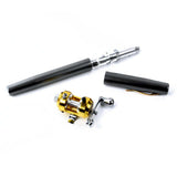 Pen Shape Folded Fishing Rod With Reel Wheel