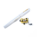Pen Shape Folded Fishing Rod With Reel Wheel