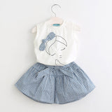 Summer Casual Bow Style Childrens Set