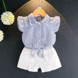 Summer Casual Bow Style Childrens Set
