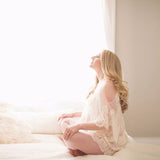 Elegant Vestidos Lace Pregnancy Clothes