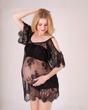 Elegant Vestidos Lace Pregnancy Clothes
