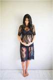 Elegant Vestidos Lace Pregnancy Clothes