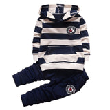 Long Sleeve Striped Kids Hoodies