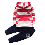 Long Sleeve Striped Kids Hoodies