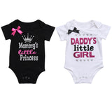 Letter Print Cute Baby Girls Romper