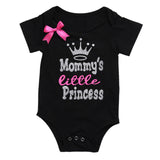 Letter Print Cute Baby Girls Romper