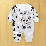 100% Cotton Long Sleeve Baby Romper