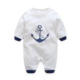 100% Cotton Long Sleeve Baby Romper