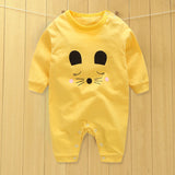 100% Cotton Long Sleeve Baby Romper