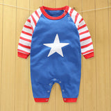 100% Cotton Long Sleeve Baby Romper