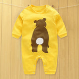 100% Cotton Long Sleeve Baby Romper