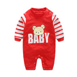100% Cotton Long Sleeve Baby Romper