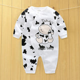 100% Cotton Long Sleeve Baby Romper