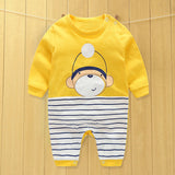 100% Cotton Long Sleeve Baby Romper