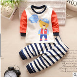 Long sleeve summer Style Kids Clothing Set