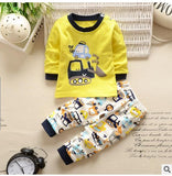 Long sleeve summer Style Kids Clothing Set
