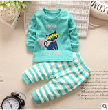 Long sleeve summer Style Kids Clothing Set