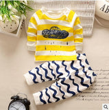 Long sleeve summer Style Kids Clothing Set