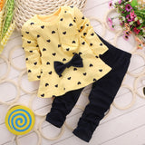 Bow Type Girls Clothing Set
