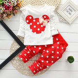 Bow Type Girls Clothing Set