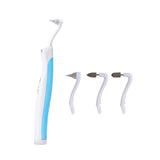 Teeth Whitening Sonic Vibration LED Light Dental Pick Stain Eraser Tool