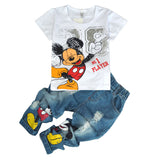Sports Casual Mickey Boy Spring Summer Suit